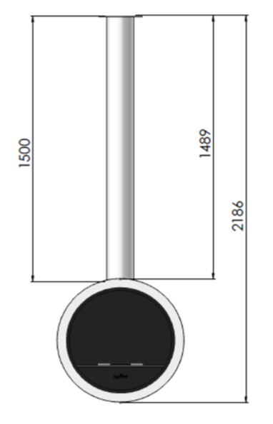 Bioethanol Deckenkamin Hängekamin - INCYCLE