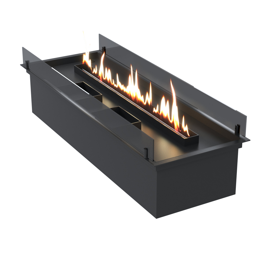 Bioethanol SmartFire Fernbedienung - PRIME A6 140cm mit Deko