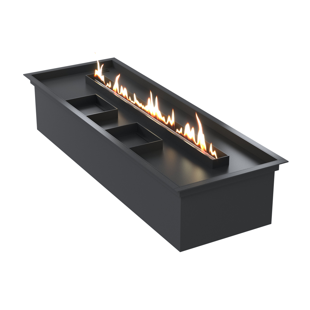 Bioethanol SmartFire Fernbedienung - PRIME A6 140cm mit Deko