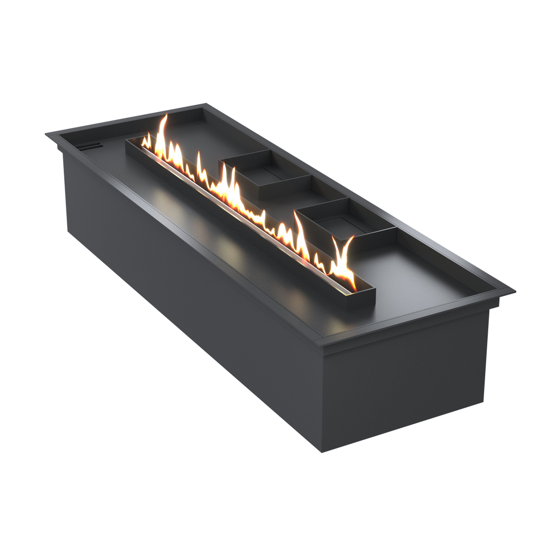 Bioethanol SmartFire Fernbedienung - PRIME A6 140cm mit Deko