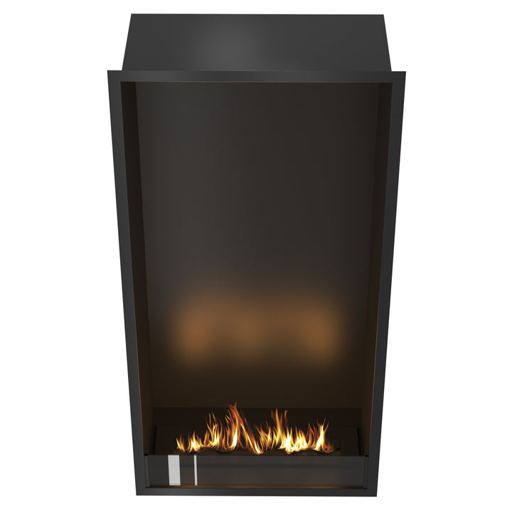 Bioethanol Einbau Kamin Ofen SELECTED Vertikal 70x140x35cm Frontal von Wild Flame