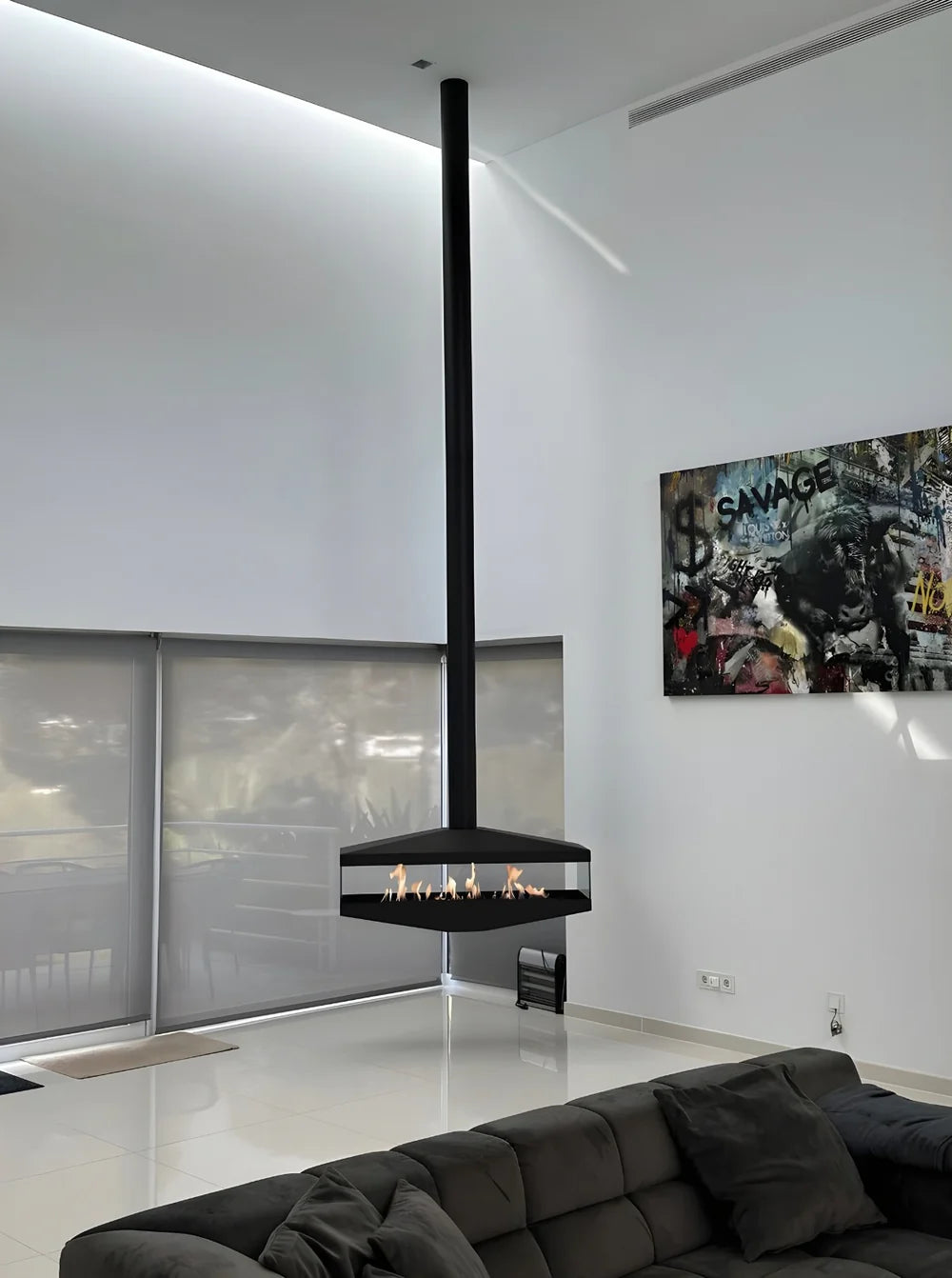 Bioethanol Hängekamin Decke - Egano