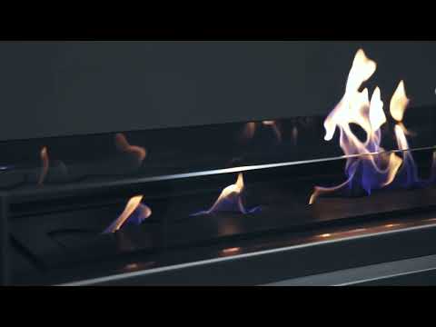 Zweiseitiger Bioethanol Einbaukamin - FAME 130